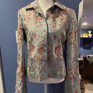 Beautiful Floral Embroidered Blazer